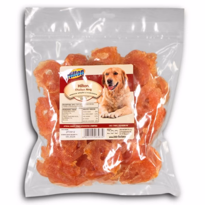 Koera maius Hilton Soft Chicken Ring, kana, gluteenivaba ja suhkruta, 500 g
