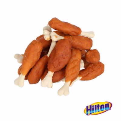 Hambakivi tekke ennetust toetav koera närimissnäkk Hilton Chicken Legs, 500 g