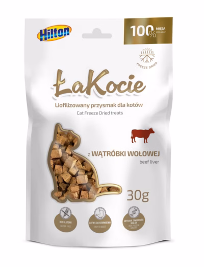 Kassimaius Hilton HILTON ŁaKocie külmkuivatatud veisemaks, 30 g