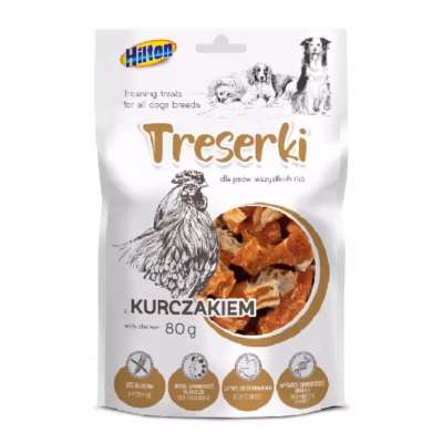 Koera treeningmaiused Hilton kanaga, 80 g