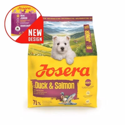 Koera kuivtoit JOSERA Mini Junior Duck & Salmon, 900 g