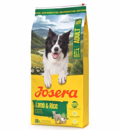 Koera kuivtoit JOSERA Adult Lamb & Rice, lambaliha ja riis, 12,5 kg