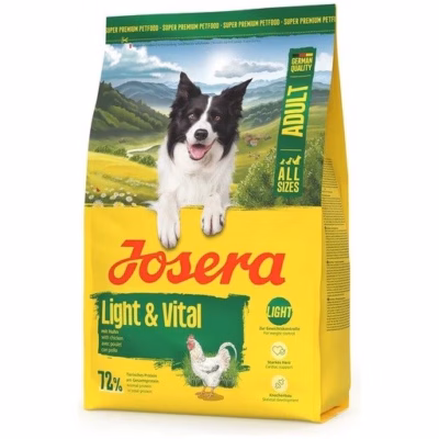 Koera kuivtoit JOSERA Adult Light & Vital, kana, 3 kg (JOSERA Super Premium)