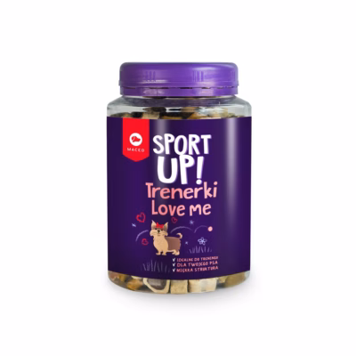 Treeningmaiustus kutsikatele MACED Sport Up! Love Mix Junior, kalamaitseline, 300 g