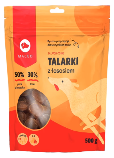 Koeramaius MACED Salmon chips, lõhekrõpsud, 500 g
