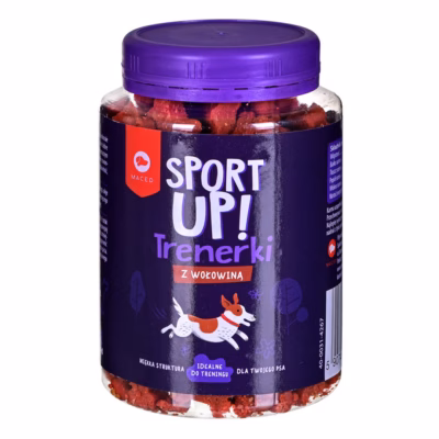 Koera maius MACED Sport Up! Beef, treeninguküpsised, veiselihamaitselised, 300 g