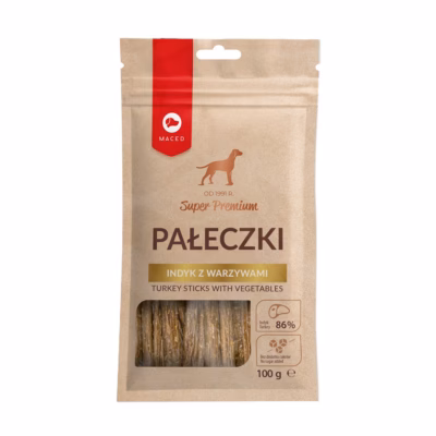 Koeramaius MACED kalkunipulgad köögiviljadega, gluteenivaba, 100 g