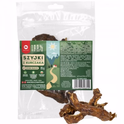 Koeramaius MACED Chicken Neck 100% Nature, kana, 75 g