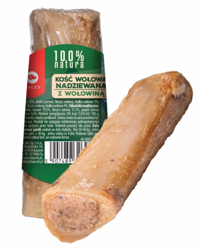 Koera närimiskont MACED, veiselihaga täidetud, hambahoolduseks, 150 g
