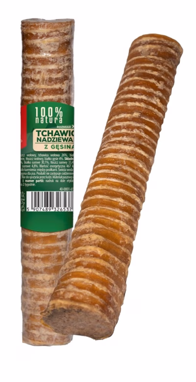 Koera närimismaiustus MACED, hane täidisega hingetoru, 150 g