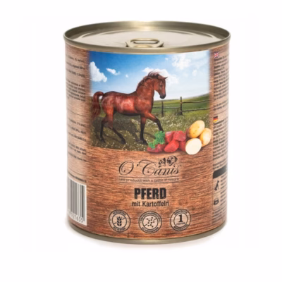 Märg koeratoit O'Canis hobuselihaga ja kartuliga, 800 g