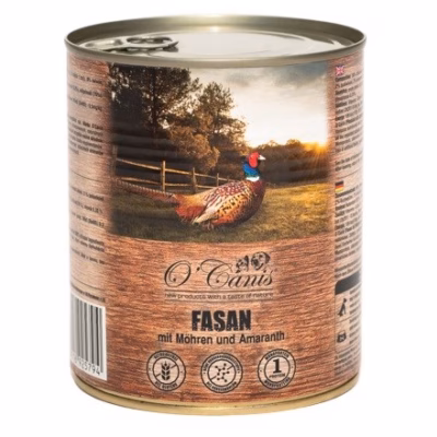 Koera märgtoit O'Canis faasan ja porgand, monoproteiin, täissööt täiskasvanud koertele 800 g