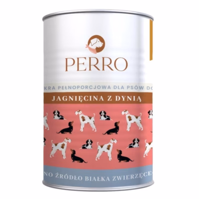 Koerte märgtoit PERRO Lamb with pumpkin, lambaliha ja kõrvits, 400 g purk