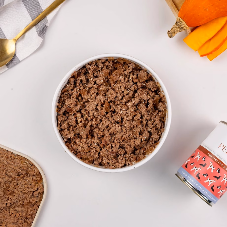 Koerte märgtoit PERRO Lamb with pumpkin, lambaliha ja kõrvits, 400 g purk - 4