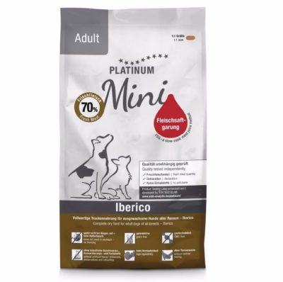 Poolniiske koeratoit PLATINUM Adult Iberico Mini, 900 g