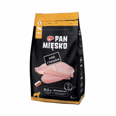Koera kuivtoit PAN MIĘSKO Turkey with pheasant S, täissööt täiskasvanud koertele, 3 kg