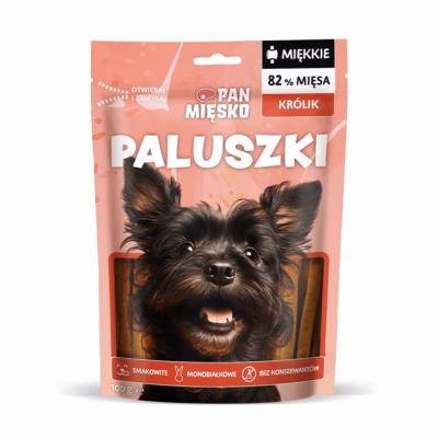 Koeramaius PAN MIĘSKO Sticks Rabbit, küüliku monoproteiin, 100 g