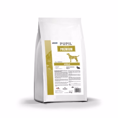 Koera kuivtoit PUPIL Premium All Breeds Rabbit, täissööt täiskasvanud koertele, 8 kg