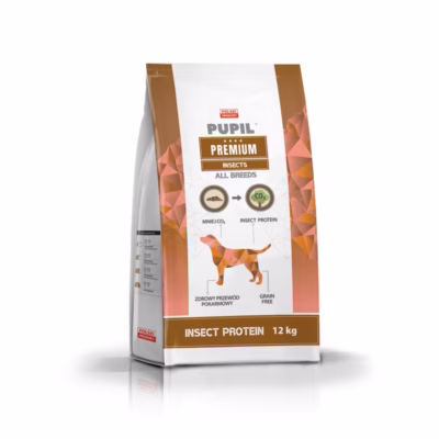 Kuiv koeratoit PUPIL Premium Insects, täissööt täiskasvanud koertele, 12 kg