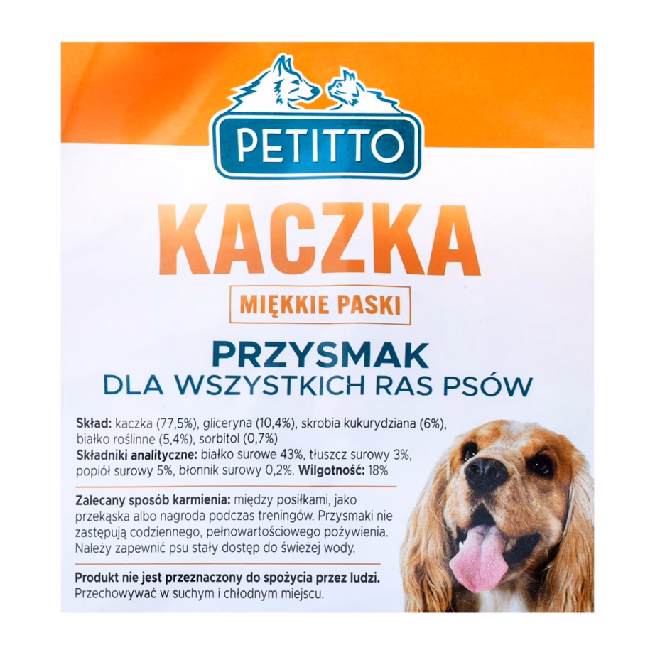 Koeramaius PETITTO Duck Soft Stripes, pehmed pardiribad, 500 g - 4
