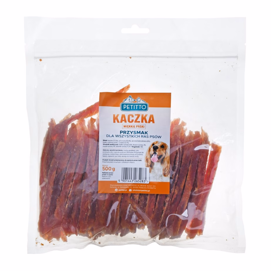 Koeramaius PETITTO Duck Soft Stripes, pehmed pardiribad, 500 g - 5