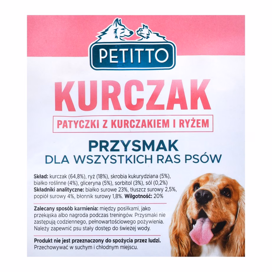 Koera maius PETITTO kanaribad riisiga, 500 g (gluteenivaba, suhkruvaba) - 3