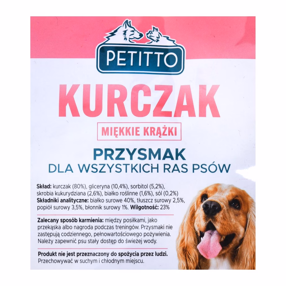 Koera maius PETITTO Soft Chicken Rings, kanamaitselised pehmed rõngad, 500 g - 4
