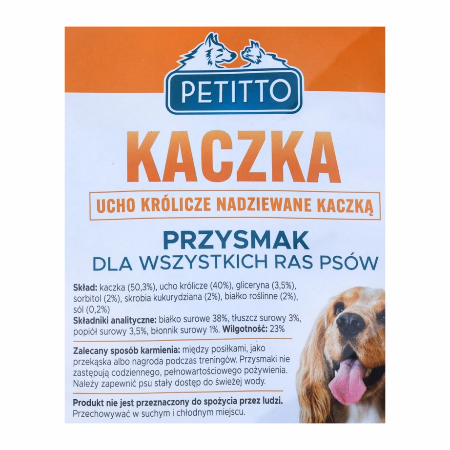 Koera maius PETITTO küülikukõrv parditäidisega, 500 g - 4