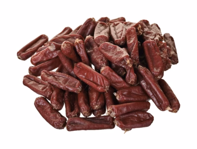 Koera maius PETITTO Soft beef sausages, veiselihamaitseline treeningmaiustus, 500 g