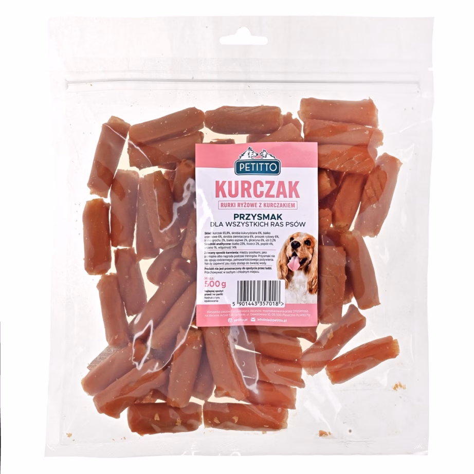 Koera maius PETITTO kana sticks, 500 g - 4