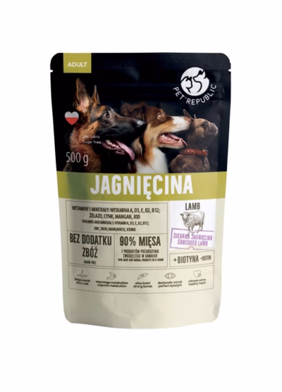 Märg koeratoit PetRepublic Adult Lamb, lambaliha, 500 g