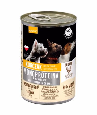 Koera märgtoit PetRepublic PET REPUBLIC Monoproteina Chicken, monoproteiin, 400 g