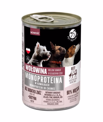 Koera märgtoit PetRepublic PET REPUBLIC Monoproteina Beef, 400 g (konserv)