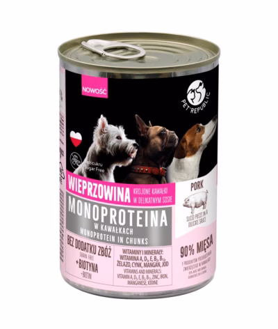 Märg koeratoit PetRepublic PET REPUBLIC Monoproteina Pork, 400 g
