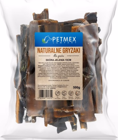 Koera närimismaius PETMEX Deer Skin, hirvenahk, 500 g