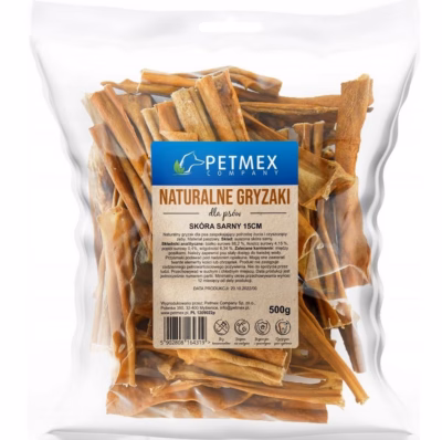 Koera närimismaius PETMEX metskitse nahk 15 cm, 500 g