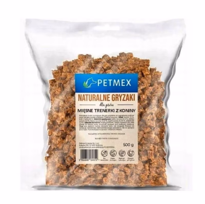 Koera maius PETMEX hobuselihaga, treeningmaiused täiskasvanud koerale, 500 g