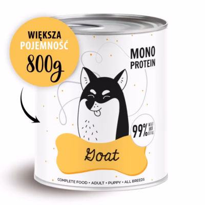 Koera täissööt konservis PAKA ZWIERZAKA Pepe Goat, täiskasvanutele, 800 g