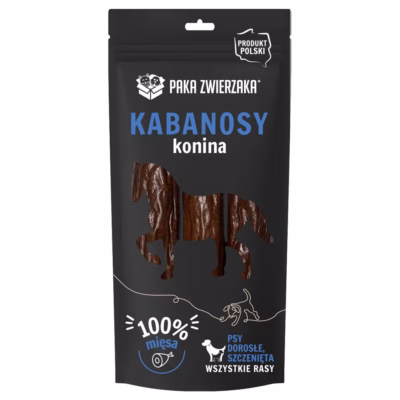 Koeramaius PAKA ZWIERZAKA Sausages Horse, hobuselihaga vorstikesed, 80 g