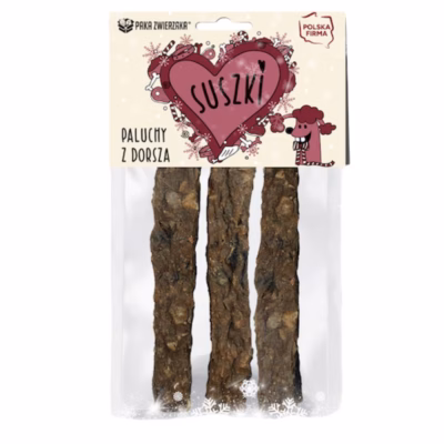 Koera maius PAKA ZWIERZAKA Cod fingers, kala maitsega treeningmaiused, 60 g