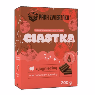 Koera maius PAKA ZWIERZAKA Lamb with Cranberries, lambaliha ja jõhvikatega, 200 g