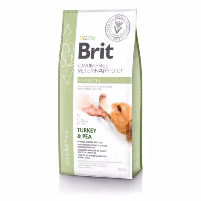 Koera kuivtoit Brit BRIT Veterinary Diet Diabetes, kalkun ja hernes, 12 kg