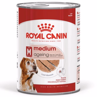 Märg koeratoit Royal Canin Medium Ageing Loaf, keskmisele tõule (10–25 kg), 410 g