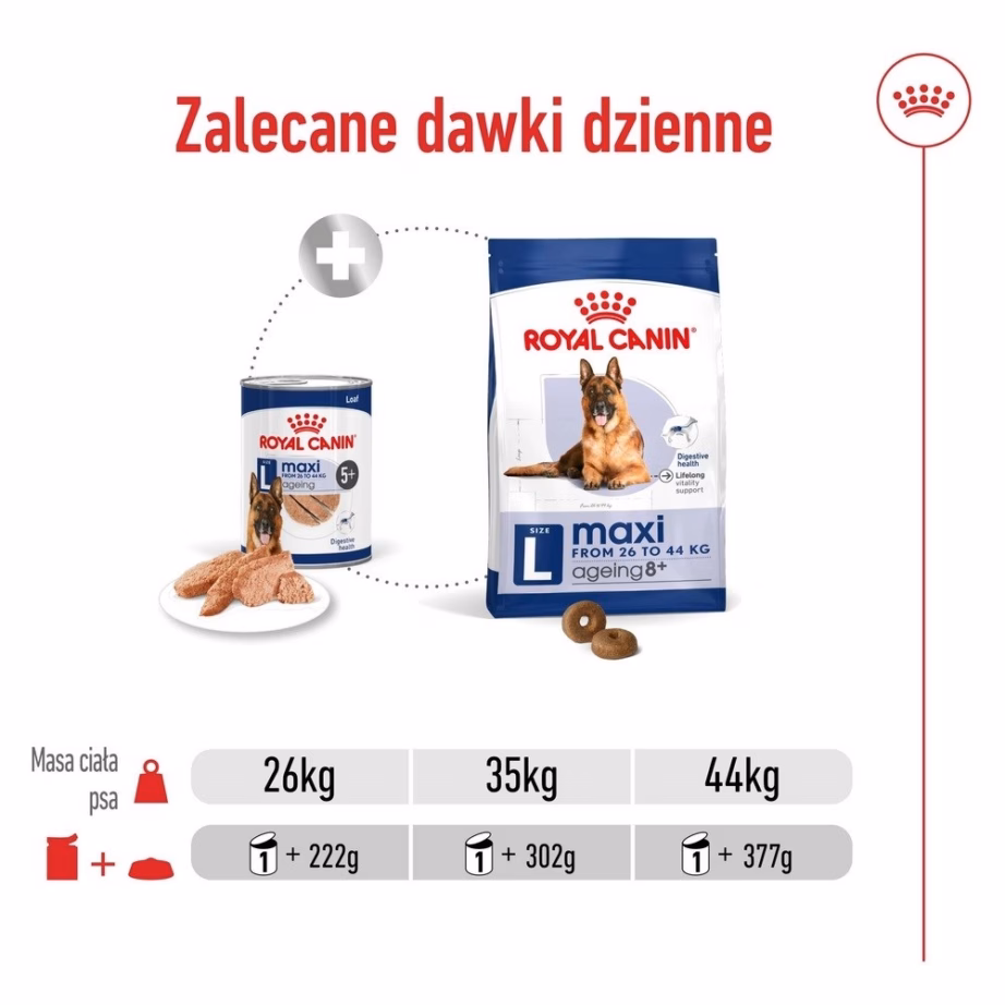 Märg koeratoit Royal Canin Maxi Ageing Loaf, suurtele eakatele koertele, 410 g - 3