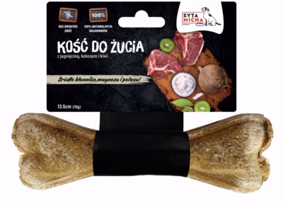 Koera närimismaius SYTA MICHA Kiwi kookosega, lambamaitseline, 13,5 cm