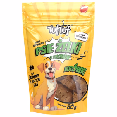 Koera maius TufTuf TUF TUF Psie żelki, linnuliha, 80 g (treeningmaiustus)