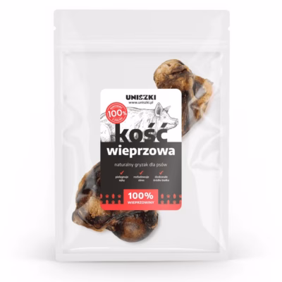 Koera närimiskont UNISZKI Pork Bone, sealiha, 240 g