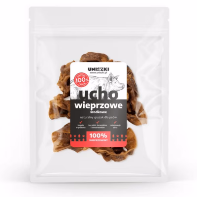 Koera närimismaius UNISZKI Middle pig ear, seakõrv, 200 g