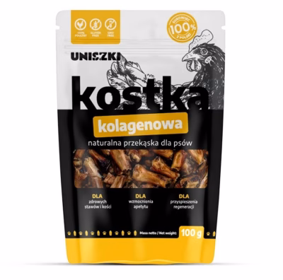 Koera maius UNISZKI Collagen Cube, kana, teraviljavaba ja gluteenivaba, 100 g