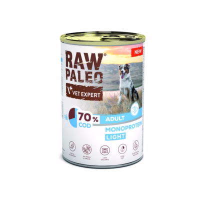 Koera märgtoit VetExpert VETEXPERT Raw Paleo Cod Light Monoprotein, 400 g